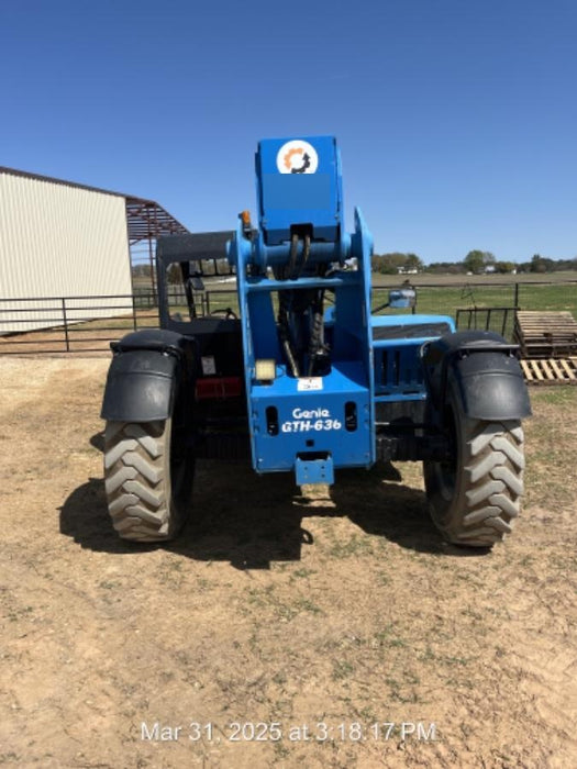 2018 Genie GTH-636 GTH-636 w/Open ROPS, Solid Tires, beacon/work lights, 48" carriage/forks