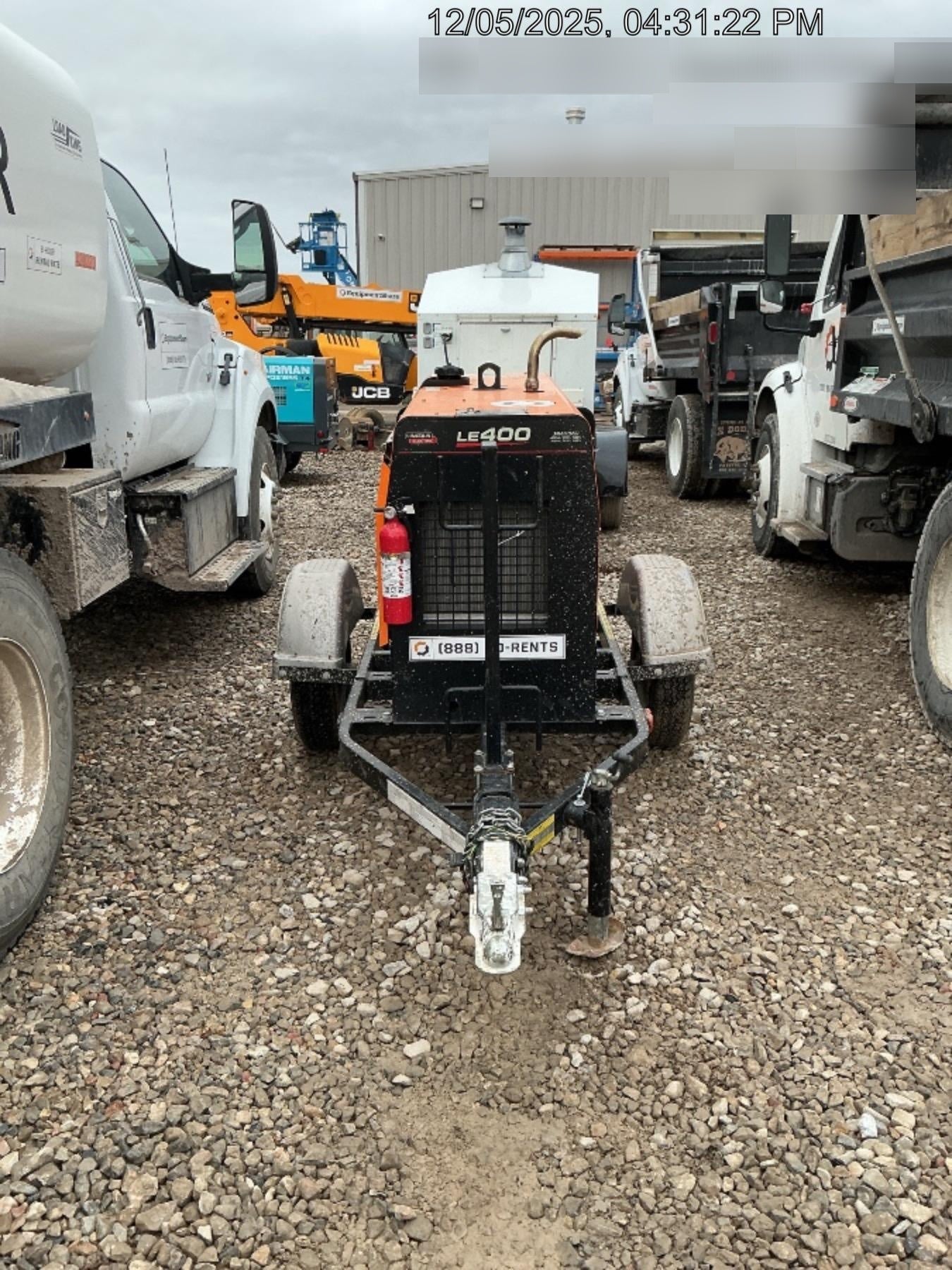 2022 Lincoln Electric LE400 Kubota V1505, Trlr, Cable Rack, Light Kit, ES Decals, T3
