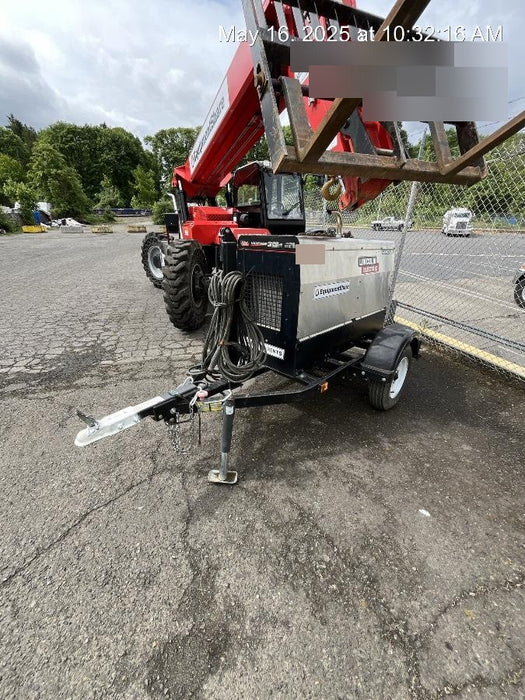 2019 Lincoln Electric Vantage 322 Welder Ready-Pak 3, Two wheel trailer, Fender and Light kit, Cable Rack