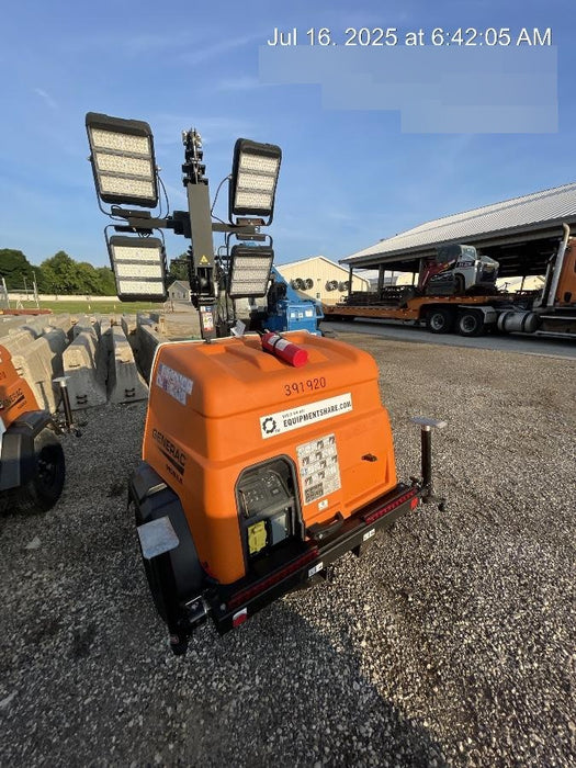 2024 Generac MLT2 Diesel, Flex Switch 120V Input, Powerzone Controller, 
(4) 320W LED Lights, 4kW Generator, 39.9 Gal Fuel Tank, 2" Ball, T3