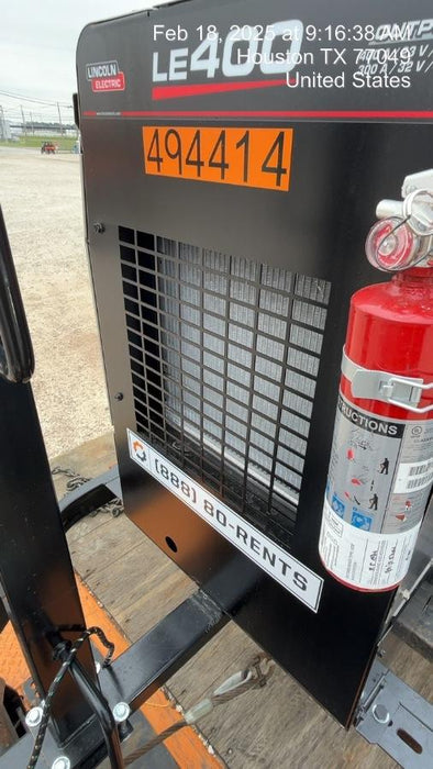 2025 Lincoln Electric LE400 Diesel, Kubota V1505, 22 HP, Trlr, Cable Rack, Light Kit, ES Decals, T3