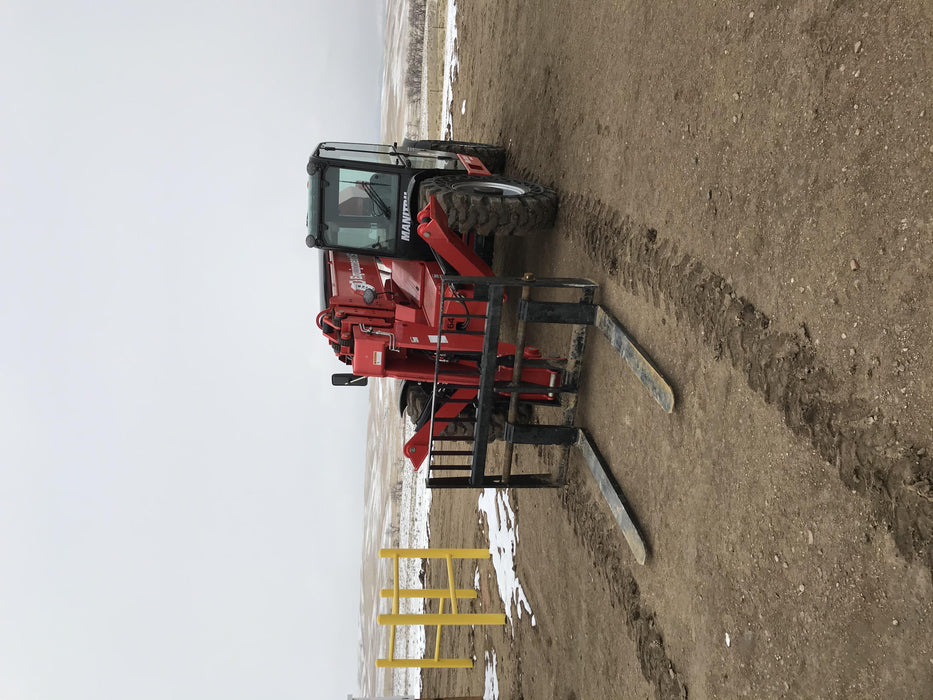 2020 Manitou MTA12055SER3 Cab/Heat/Air, Solid Tires, Amber Strobe, Lift Hook w/66" Carriage, 60" Forks