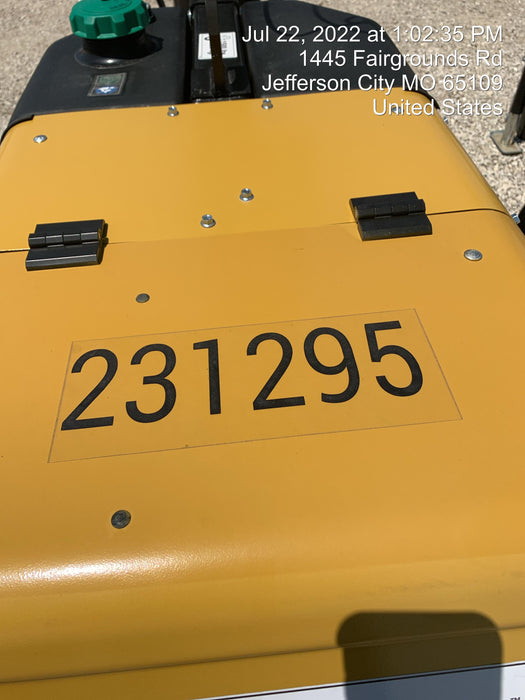 2022 Allmand NLV3GR (4) LED Light Fixture 350W, 23' Vertical Mast, 3kW Prime, Towable, Deep Sea L401, Leveling Jacks, Yanmar T4F 5.8hp