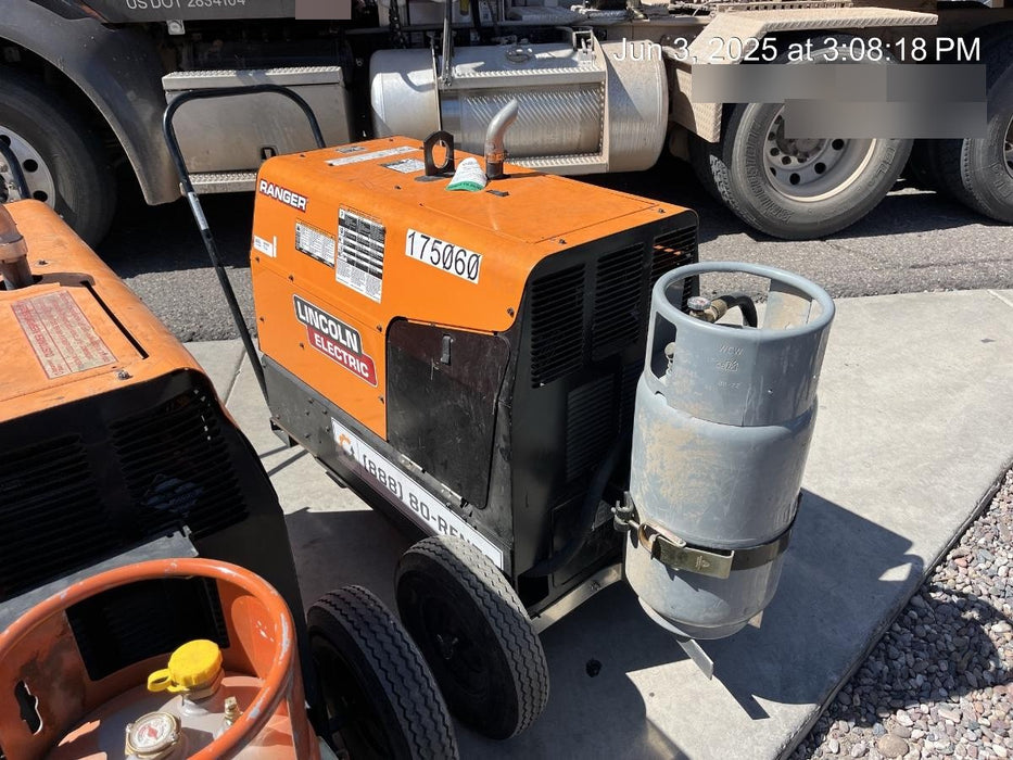 2021 Lincoln Electric Ranger 305 LPG LPG One-Pak (includes undercarriage, tank holder & tank strap) ORANGE