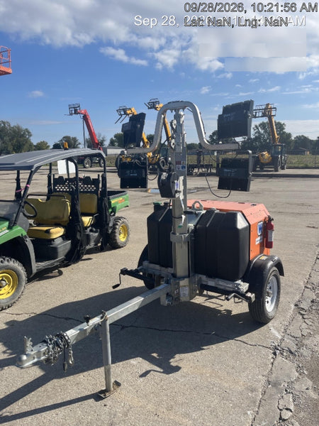 2024 Wanco WLTT-4MM4K Diesel, Deep Sea Controller, Shore Power Plug, Auto Start, (4) 350W LED Floodlights, 4kW Generator, 60 Gal Fuel Tank, 2" Ball, T3