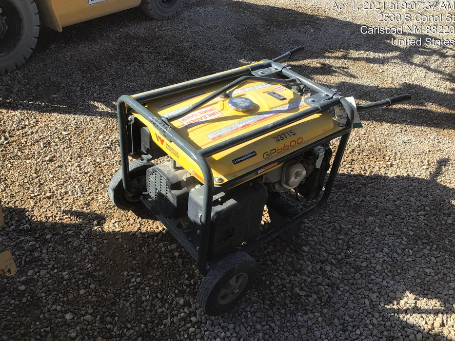 2019 WACKER NEUSON GP6600A