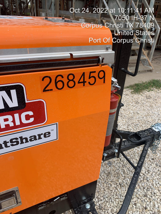 2022 Lincoln Electric LE400 Kubota V1505, Trlr, Cable Rack, Light Kit, ES Decals, T3