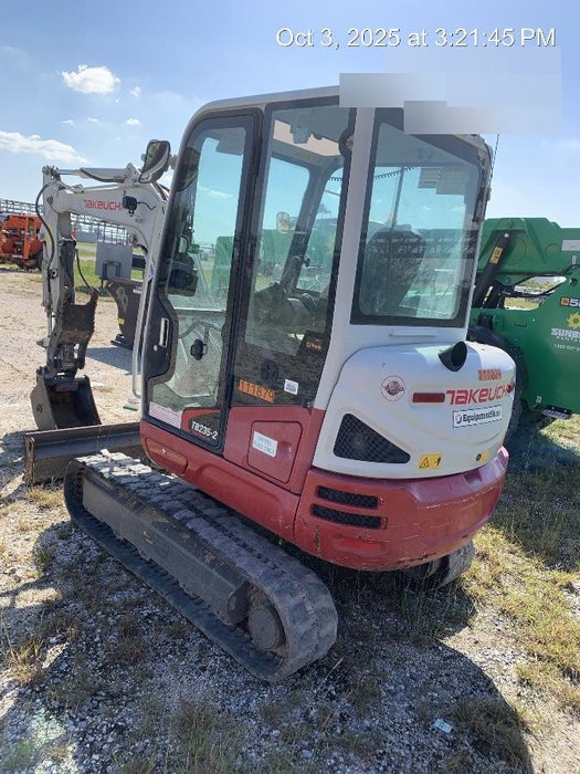 2020 Takeuchi TB-235-2CR Cab/Heat/Air, Rubber Tracks, Manual TAG QC