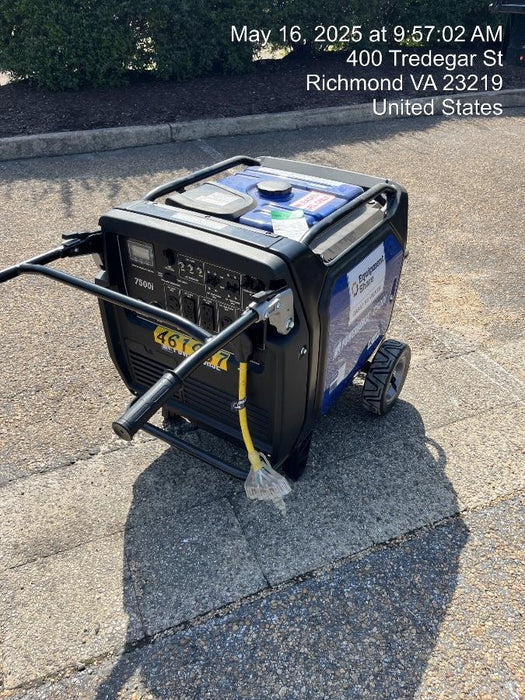 2024 Powerhouse POWERHOUSE7500I Powerhorse Inverter Generator, 7,500 Surge Watts, 6,500 Rated Watts, Electric Start, Gasoline, 6.6 Gal Capacity, Part # 74006