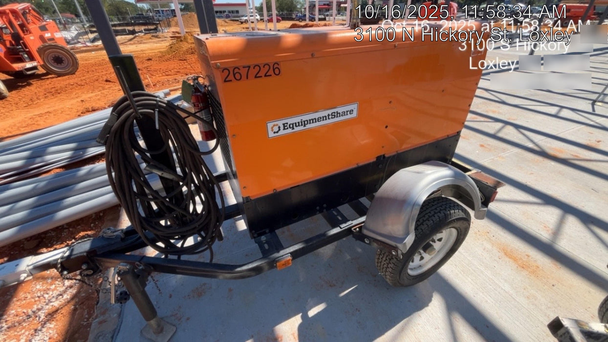 2022 Lincoln Electric LE400 Kubota V1505, Trlr, Cable Rack, Light Kit, ES Decals, T3