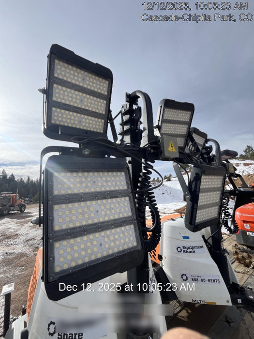 2023 Generac MLT2 Diesel, Flex Switch 120V Input, Powerzone Controller, 
(4) 320W LED Lights, 4kW Generator, 39.9 Gal Fuel Tank, 2" Ball, T3