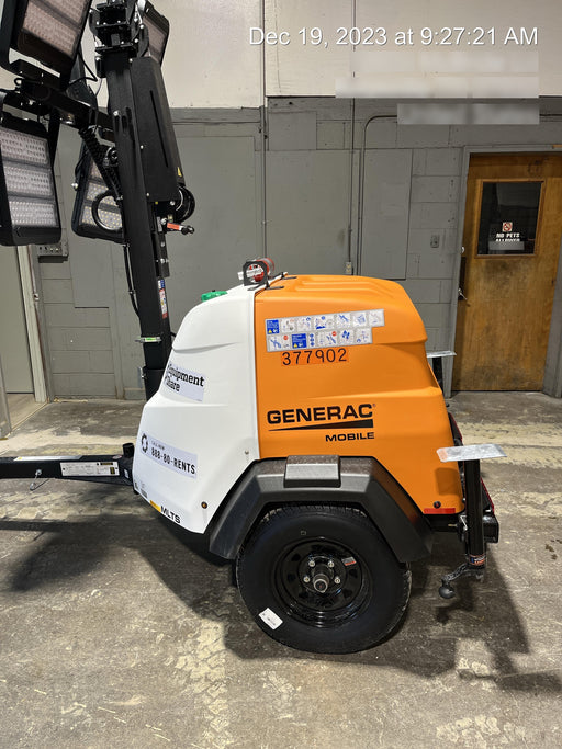 2023 Generac MLT2 Diesel, Flex Switch 120V Input, Powerzone Controller, 
(4) 320W LED Lights, 4kW Generator, 39.9 Gal Fuel Tank, 2" Ball, T3