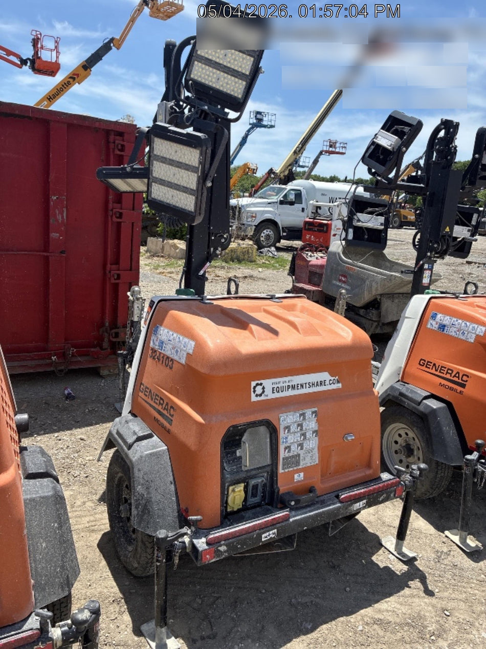 2023 Generac MLT2 Diesel, Flex Switch 120V Input, Powerzone Controller, (4) 320W LED Lights, 4kW Generator, 39.9 Gal Fuel Tank, 2" Ball, T3