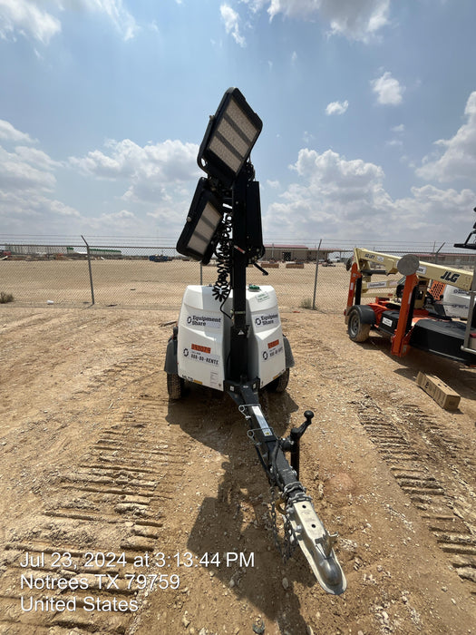 2024 Generac MLT2 Diesel, Flex Switch 120V Input, Powerzone Controller, 
(4) 320W LED Lights, 4kW Generator, 39.9 Gal Fuel Tank, 2" Ball, T3