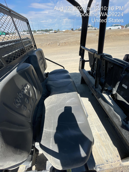 2022 Kubota RTV-X1140W-H Plastic Canopy, Windshield Acrylic Clear, LED Strobe Light, Wire Harness Kit, Back up Alarm