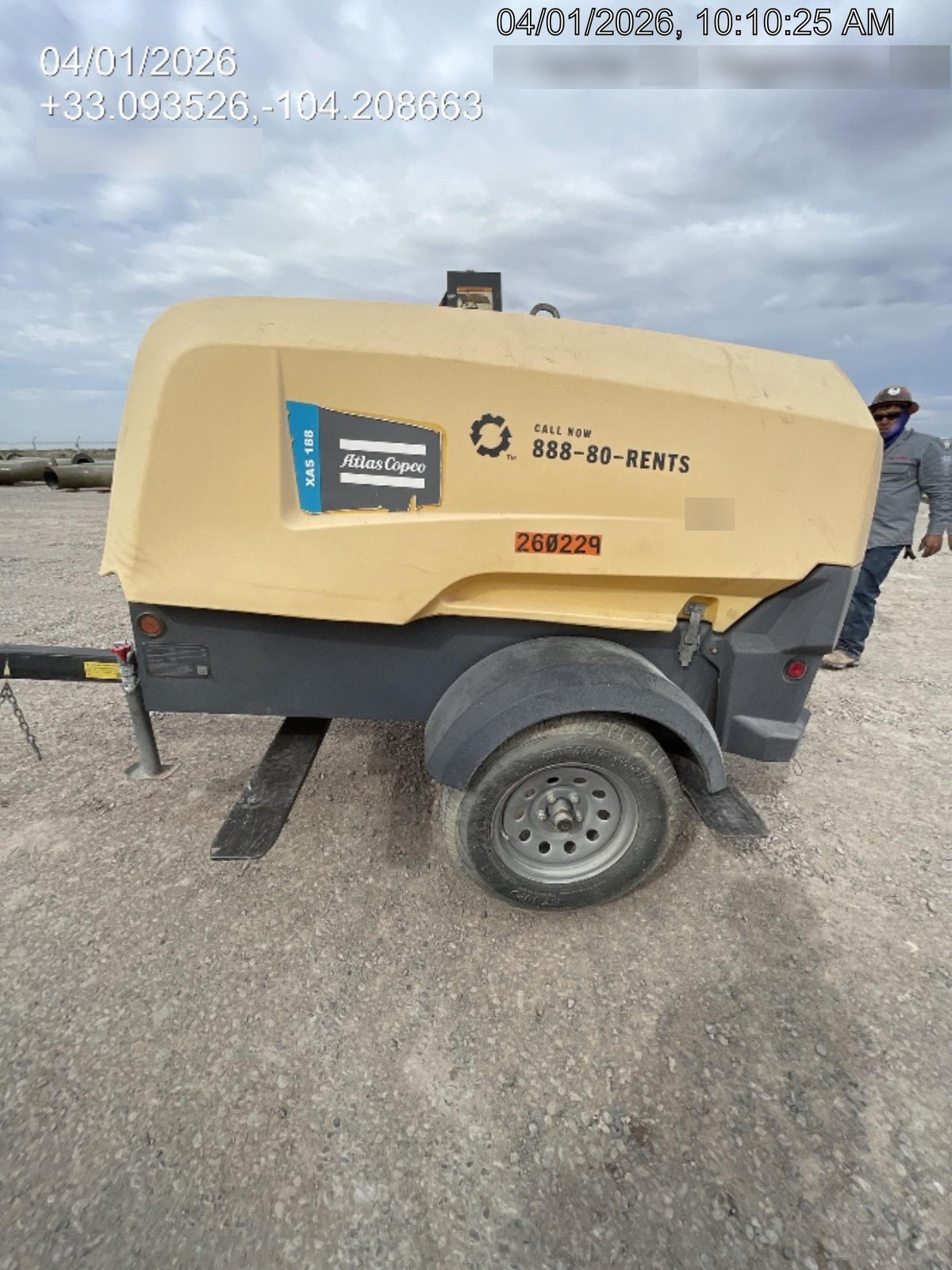 2022 ATLAS COPCO XAS188 CWK