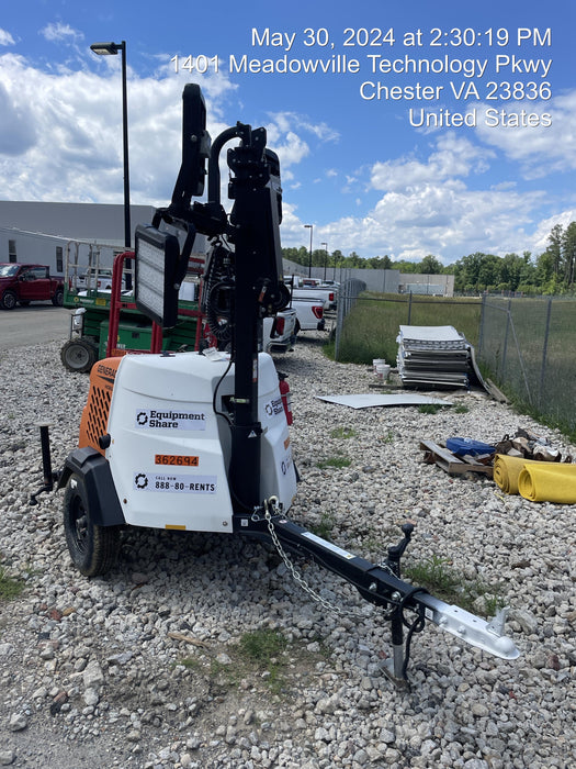 2023 Generac MLT2 Diesel, Flex Switch 120V Input, Powerzone Controller, 
(4) 320W LED Lights, 4kW Generator, 39.9 Gal Fuel Tank, 2" Ball, T3