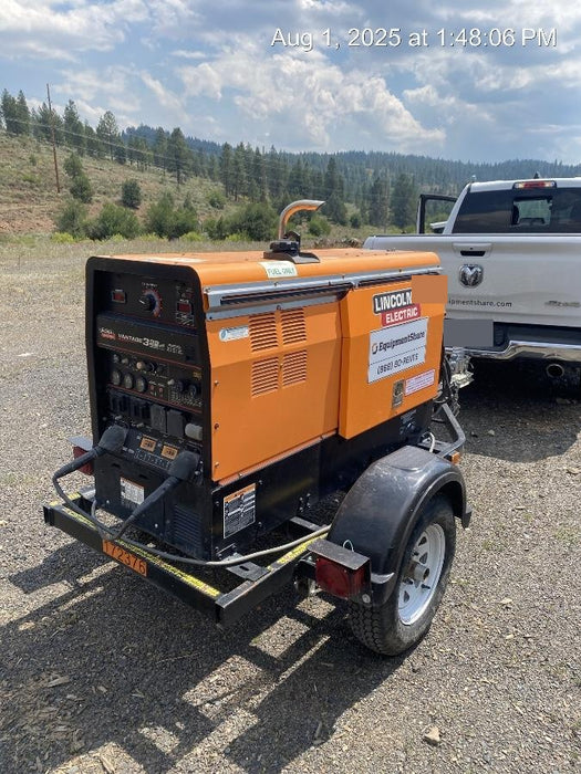 2021 Lincoln Electric Vantage 322 Vantage 322 Ready Pak 3 w/ Decals, ORANGE (includes trailer, cable rack, fender light kit) NO Telematics