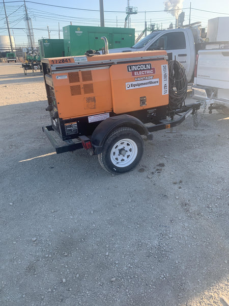 2021 Lincoln Electric Vantage 322 Vantage 322 Ready Pak 3 w/ Decals, ORANGE (includes trailer, cable rack, fender light kit) NO Telematics