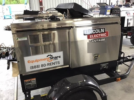 2018 Lincoln Electric Vantage 322 Lincoln Vantage 322 Welder Ready Pak 3 - Vantage 322, Trailer, Fender and light kit, Cable rack