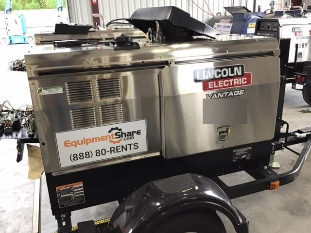 2018 Lincoln Electric Vantage 322 Lincoln Vantage 322 Welder Ready Pak 3 - Vantage 322, Trailer, Fender and light kit, Cable rack