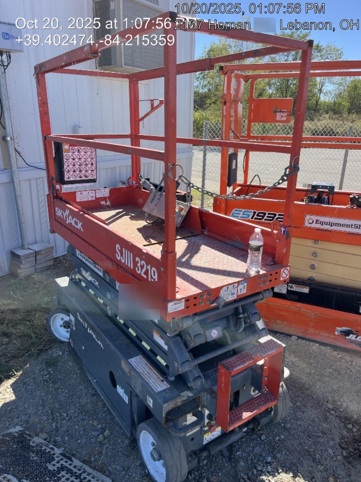 2017 Skyjack SJIII-3219 Standard Rental Specs