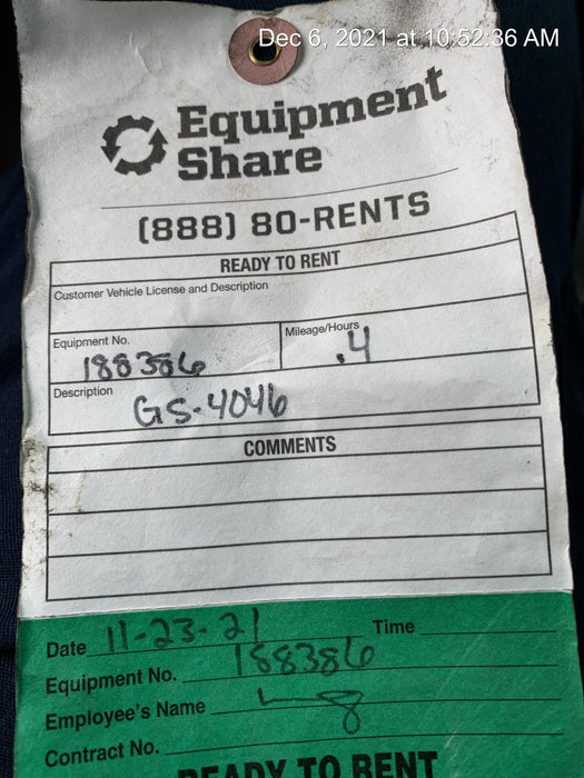 2021 GENIE GS-4046 E Drive