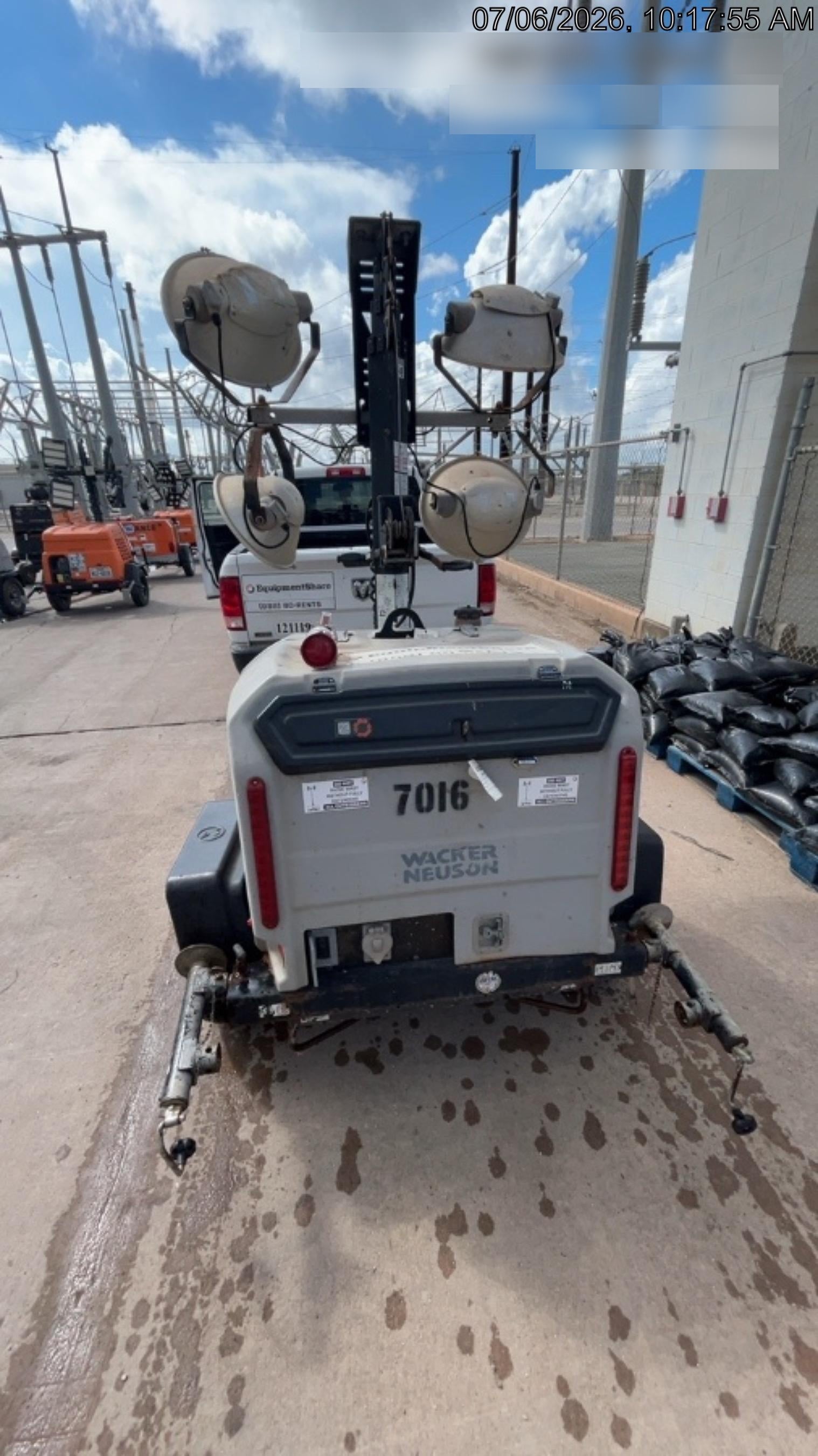Wacker Neuson LTV6K-MH Wacker Neuson LTV6K Light Tower w/Kubota Engine