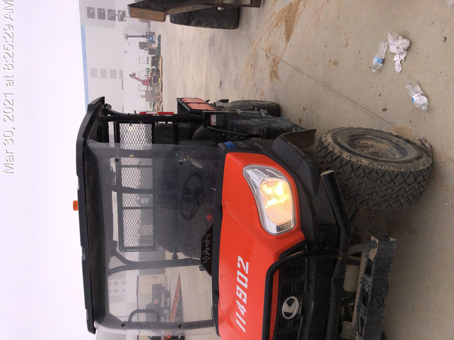 2020 Kubota RTV-X1140 CANOPY,STROBE,BACK UP ALARM,WINDSHIELD, FIRE EXT