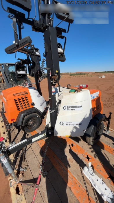 2023 Generac MLT2 Diesel, Flex Switch 120V Input, Powerzone Controller, (4) 320W LED Lights, 4kW Generator, 39.9 Gal Fuel Tank, 2" Ball, T3