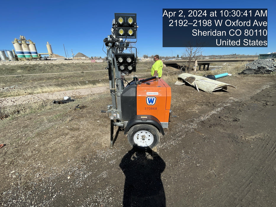 2023 Wanco WLTT-4MM4K Diesel, Deep Sea Controller, Shore Power Plug, Auto Start, (4) 350W LED Floodlights, 4kW Generator, 60 Gal Fuel Tank, 2" Ball, T3