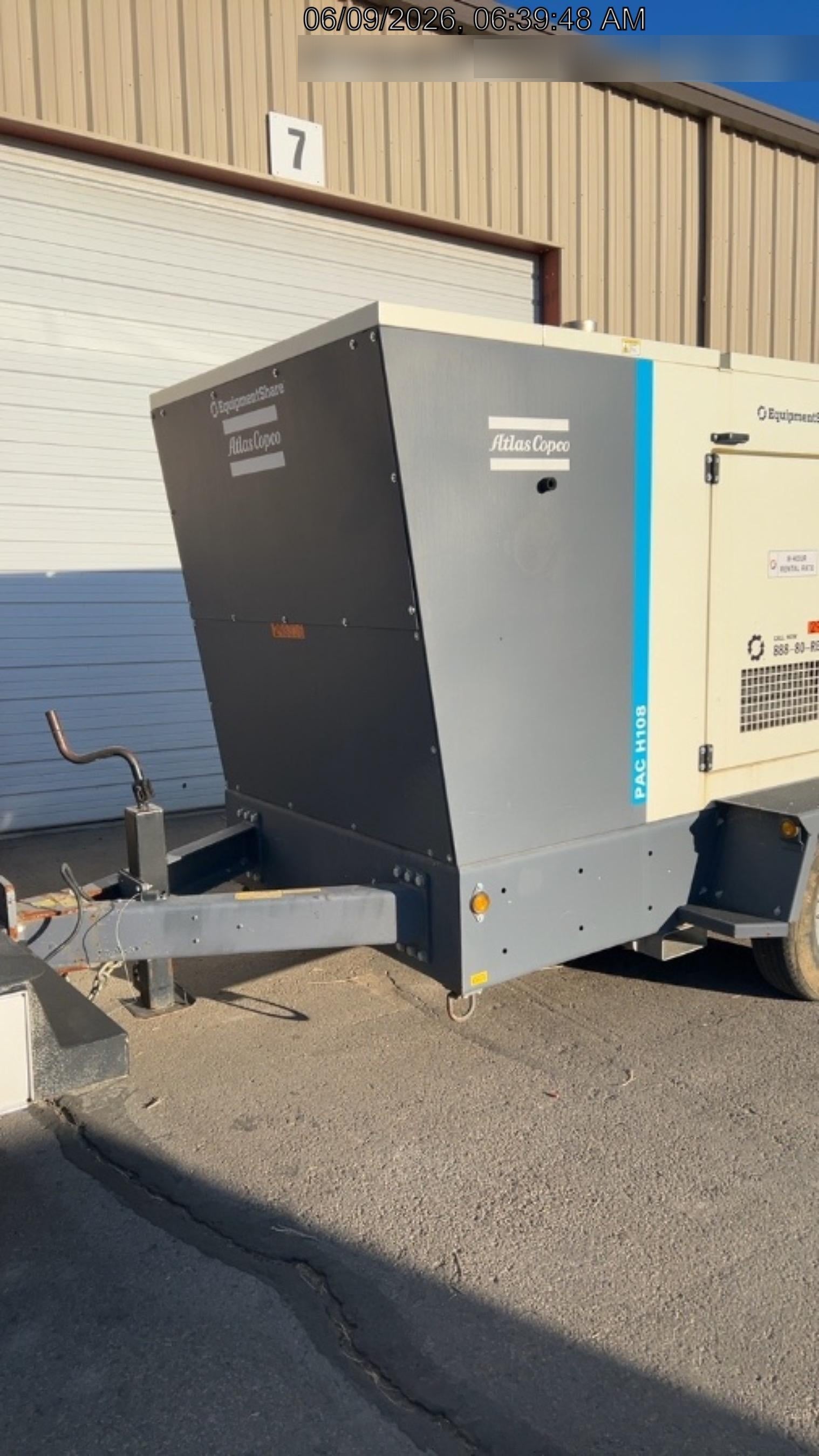2023 ATLAS COPCO PAC H108 JD-S