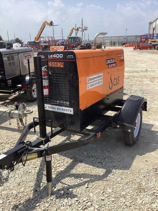 2022 Lincoln Electric LE400 Kubota V1505, Trlr, Cable Rack, Light Kit, ES Decals, T3