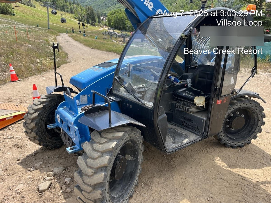 2018 Genie GTH-5519 Genie GTH-5519 Telehandler w/Enclosed Cab w/HVAC, 48" Carriage/Forks, Solid RT Tires, Work Light Package