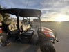 2021 Kubota RTV-X1140W-H Plastic Canopy, Windshield Acrylic Clear, LED Strobe Light, Wire Harness Kit, Back up Alarm