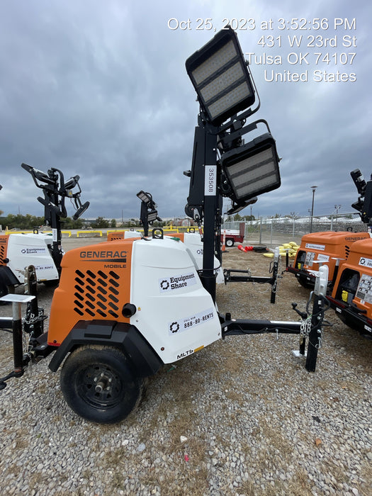 2023 Generac MLT2 Diesel, Flex Switch 120V Input, Powerzone Controller, (4) 320W LED Lights, 4kW Generator, 39.9 Gal Fuel Tank, 2" Ball, T3