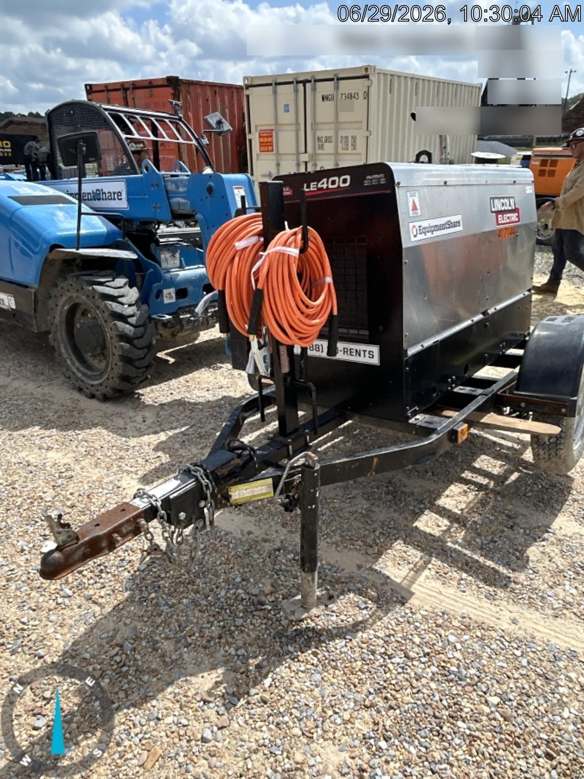 2024 Lincoln Electric LE400 Kubota V1505, Trlr, Cable Rack, Light Kit, ES Decals, T3