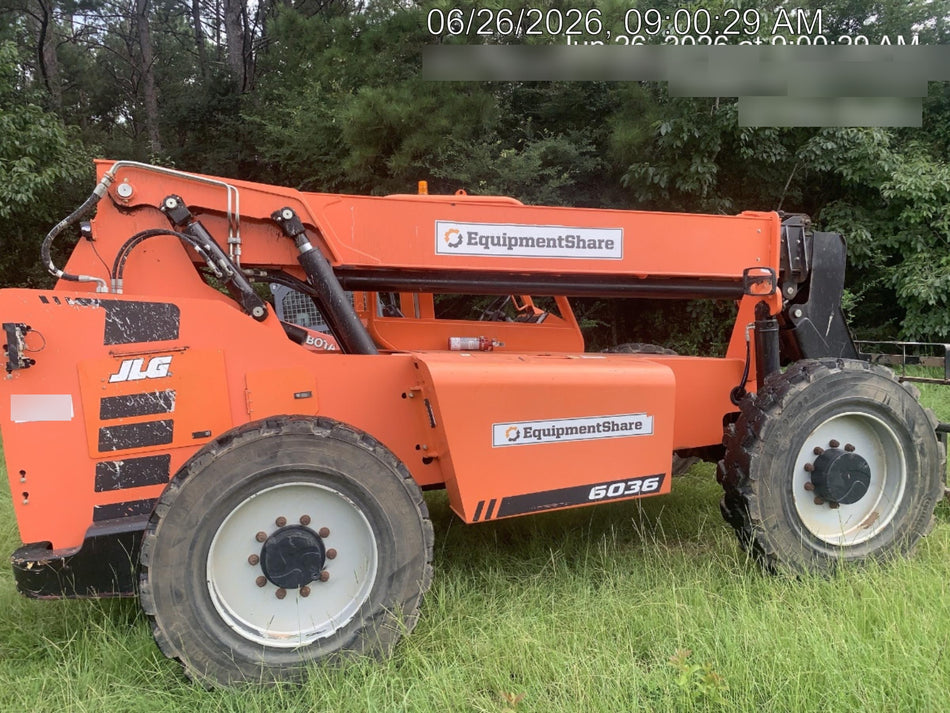 2019 Skytrak 6036 Canopy, Solid Tires, LED Work Lights, Beacon 50" Carriage, 48" Pallet Forks
