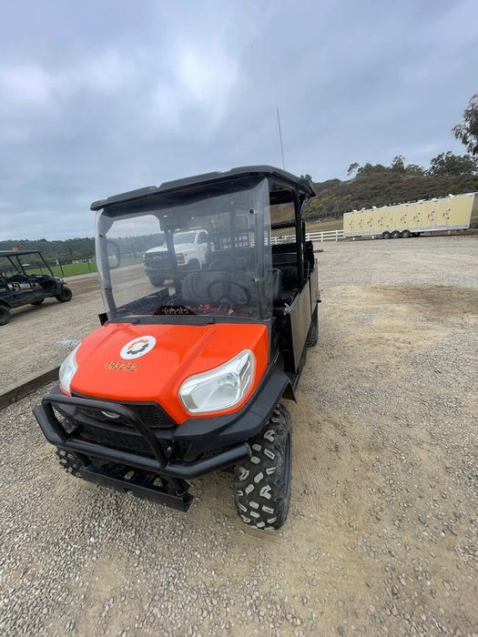 2021 Kubota RTV-X1140W-H Plastic Canopy, Windshield Acrylic Clear, LED Strobe Light, Wire Harness Kit, Back up Alarm