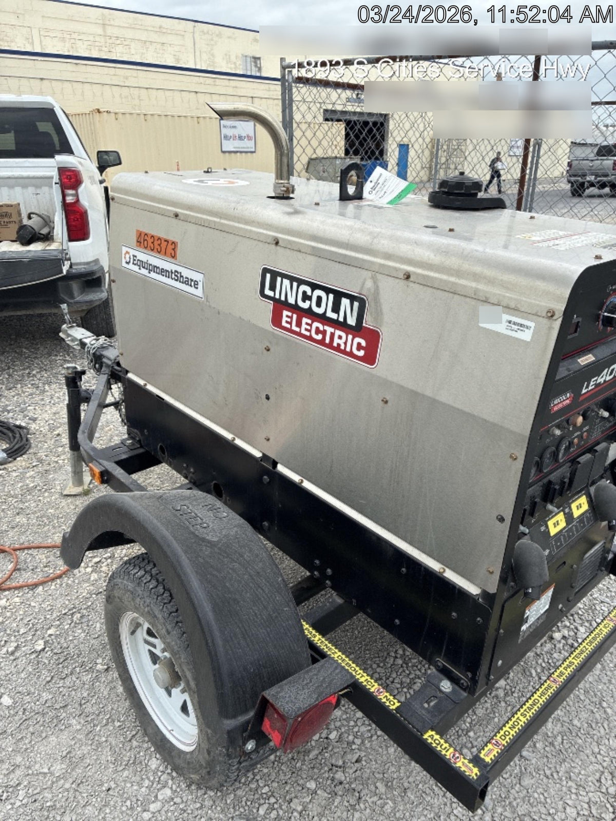 2024 Lincoln Electric LE400 Kubota V1505, Trlr, Cable Rack, Light Kit, ES Decals, T3