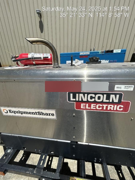 2019 Lincoln Electric Vantage 322 Welder Ready-Pak 3, Two wheel trailer, Fender and Light kit, Cable Rack