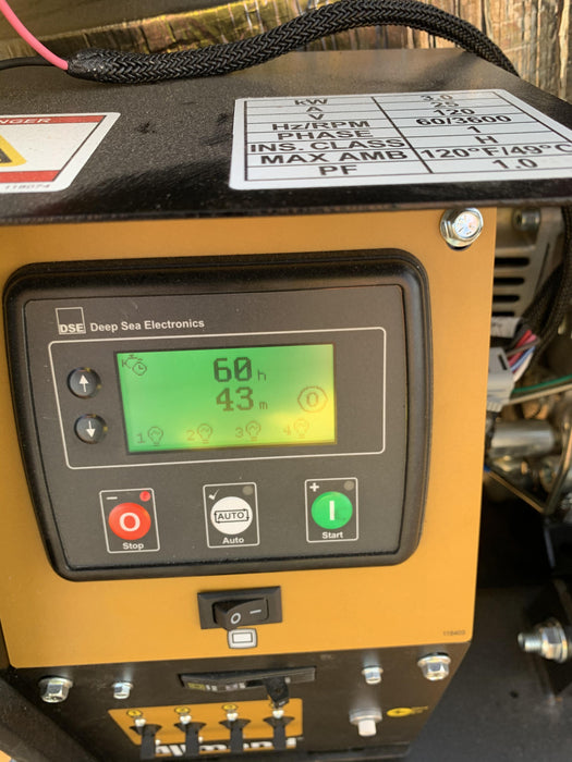 2022 Allmand NLV3GR (4) LED Light Fixture 350W, 23' Vertical Mast, 3kW Prime, Towable, ES Decals, T3