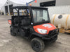 2019 Kubota RTV-X1140W-H 4wd Utility Cart, LED Strobe, Windshield Tempered Glass, Plastic Canopy, Wire Harness Kit, Backup Alarm