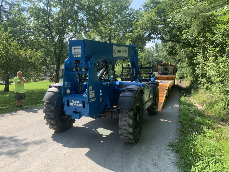 2020 Genie GTH-636 Cab/Heat/Air, Solid Tires, Work Lights, Beacon, Aux Hydraulics, Back up Alarm