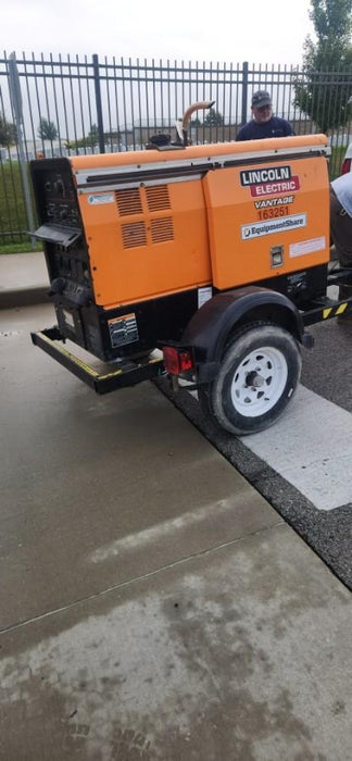 2021 Lincoln Electric Vantage 322 Vantage 322 Ready Pak 3 w/ Decals, ORANGE (includes trailer, cable rack, fender light kit) NO Telematics