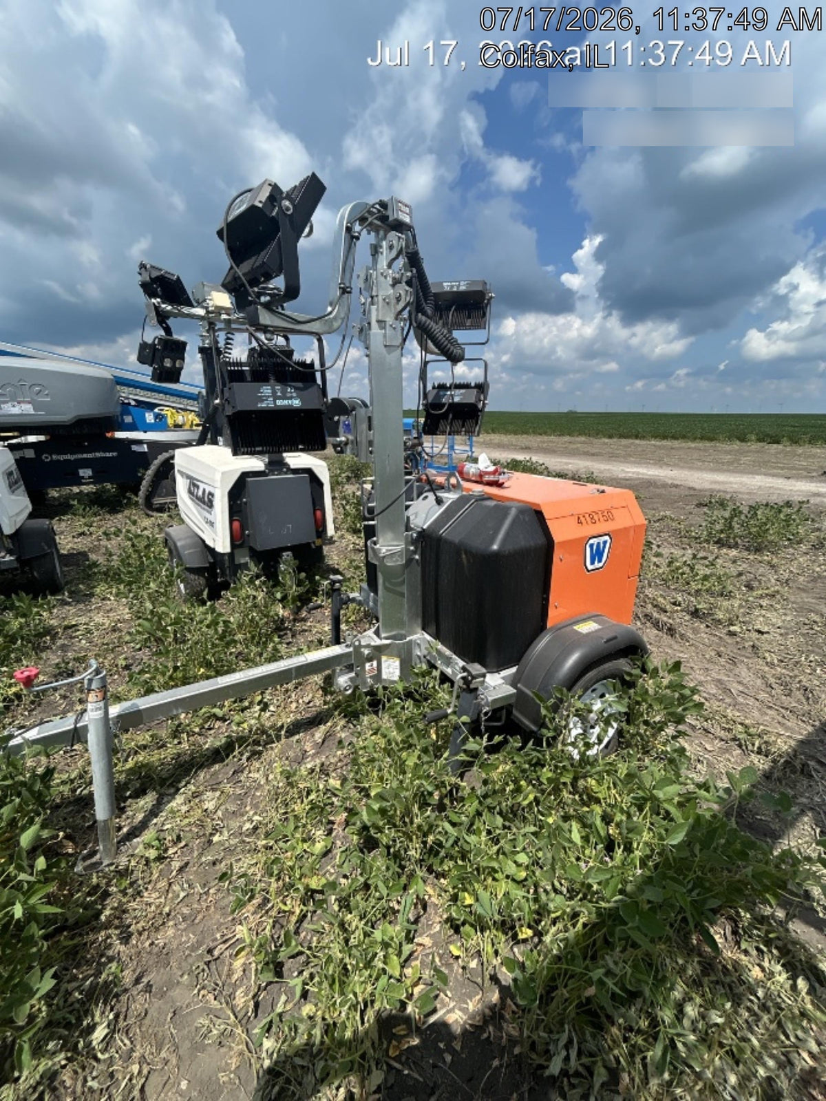 2024 Wanco WLTT-4MM4K Diesel, Deep Sea Controller, Shore Power Plug, Auto Start, (4) 350W LED Floodlights, 4kW Generator, 60 Gal Fuel Tank, 2" Ball, T3