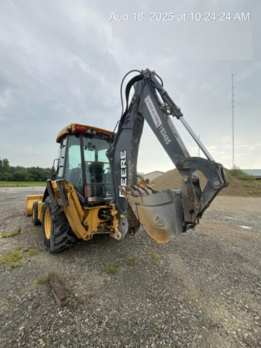 2020 John Deere 310LEP Cab/Heat/Air, 4WD, Standard Stick, Pilot Controls, 2 Way Hydraulics, TAG Manual QC