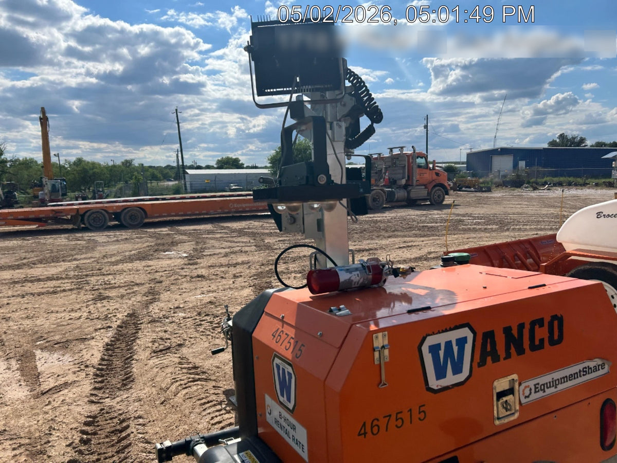 2024 Wanco WLTT-4MM4K Diesel, Deep Sea Controller, Shore Power Plug, Auto Start, (4) 350W LED Floodlights, 4kW Generator, 60 Gal Fuel Tank, 2" Ball, T3