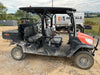 2023 Kubota RTV-X1140W-H Plastic Canopy, Windshield Acrylic Clear, LED Strobe Light, Wire Harness Kit, Back up Alarm