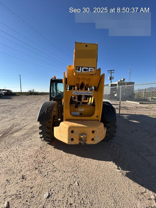 2020 JCB 510-56 Cab/Heat/Air, 74 HP, Solid Tires, STD Worklight, Beacon, Aux Hydraulics, Lifting Eye, Back up Alarm w/66" Carriage/60" Forks